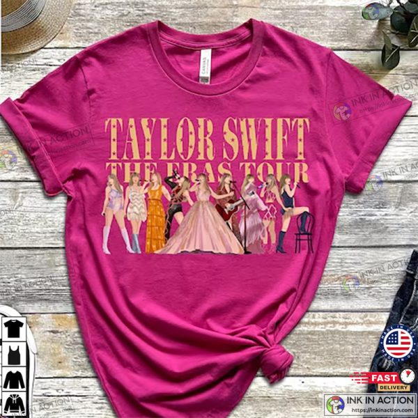 Taylor Swift The Eras Tour, Taylor Swift 2023 Tour Hot T-shirt