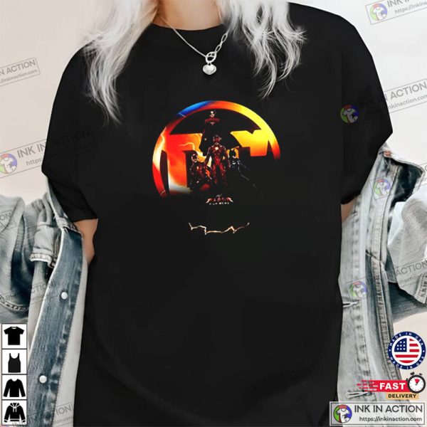 The Flash 2023, Flash Batman Supergirl DC Comics T-Shirt