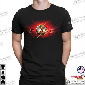 The Flash DC Movie 2023 Logo Shirt 1 Ink In Action