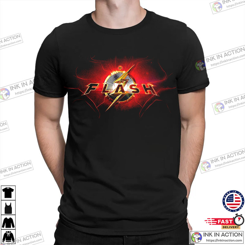 The Flash DC Movie 2023 Logo Shirt - Print your thoughts. Tell your