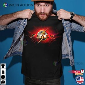 The Flash DC Movie 2023 Logo Shirt 3 Ink In Action