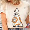 The Last Jedi Cute Droids BB 8 Porg Doodle Shirt