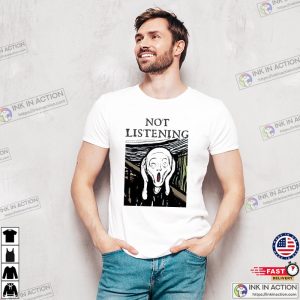 The Scream Not Listening Gollum the lord of the rings shirt 2 Ink In Action