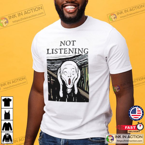 The Scream Not Listening Gollum The Lord of the Rings Shirt