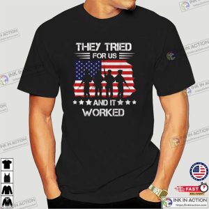 They Tried For Us & It Worked Military Vintage Shirt, 2023 Memorial Day