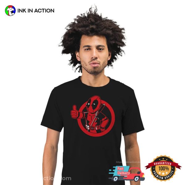 Thumbs Up Deadpool Dc Graphic Printed Shirts