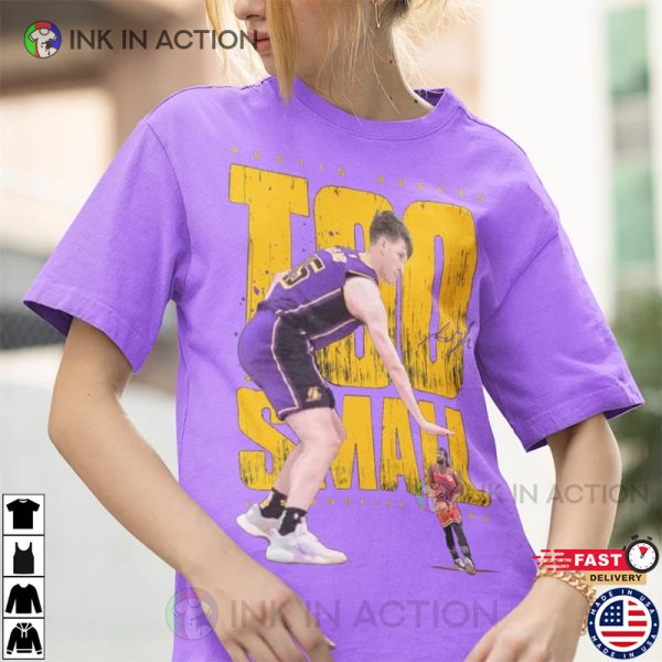 Too Small Austin Reaves Basketball Los Angeles Laker Shirt