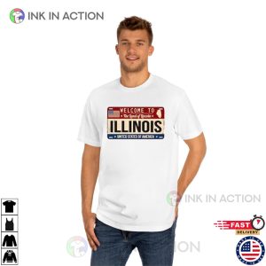 United States Of America Illinois State T Shirt chicago illinois souvenirs 2 Ink In Action