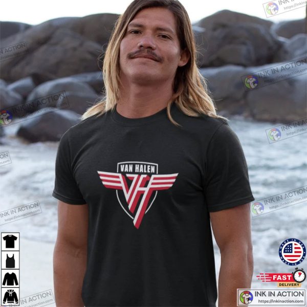 Van Halen Logo Vintage Rock T-shirts