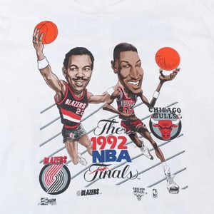 Vintage 1992 NBA Finals Caricature T-shirt