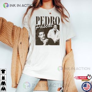 Vintage Actor Pedro Pascal Fathers Day Gift 2 Ink In Action