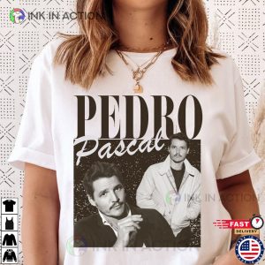 Vintage Actor Pedro Pascal Fathers Day Gift 3 Ink In Action