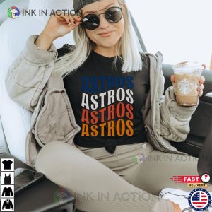 VINTAGE Houston Astros Zip up Crop Tee 