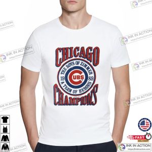 Vintage Chicago Cubs Baseball T shirt 1 Ink In Action