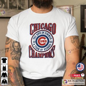 Vintage Chicago Cubs Baseball T shirt 3 Ink In Action
