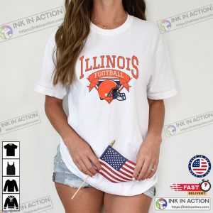 Vintage Illinois Football Shirt, Urbana-Champaign