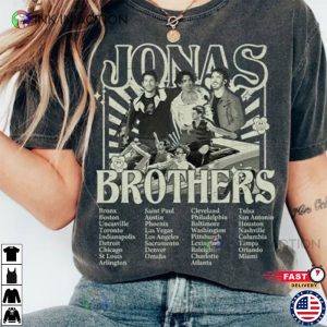 Vintage Jonas Brothers Shirt jonas brothers tour 2023 3 Ink In Action