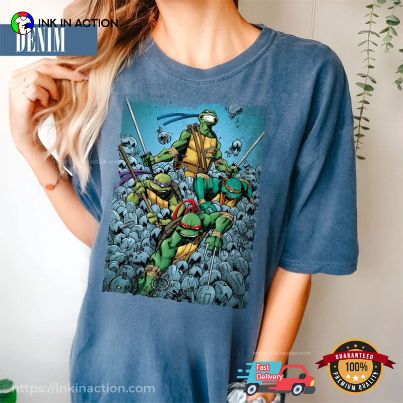 Womens Retro Teenage Mutant Ninja Turtles Shirt