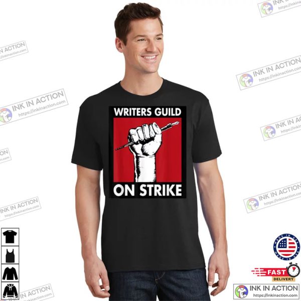 WGA Writers Guild Of America On Strike Classic T Shirt