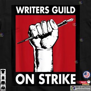 WGA writers guild of america On Strike classic t shirt 3 Ink In Action