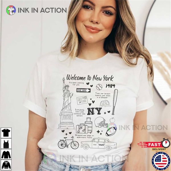 Welcome To New York, 1989 Merch, Taylor Swift Inspired Shirt