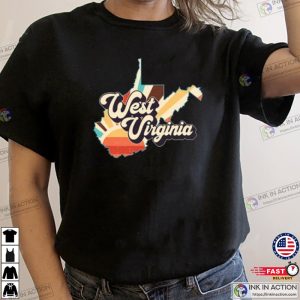 West Virginia State Map Shirt home state 3 Ink In Action