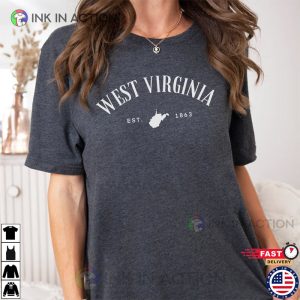 West Virginia Vintage Shirt 3 Ink In Action