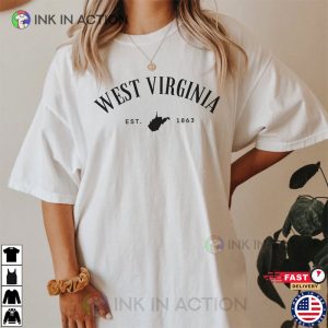 West Virginia Vintage Shirt 4 Ink In Action