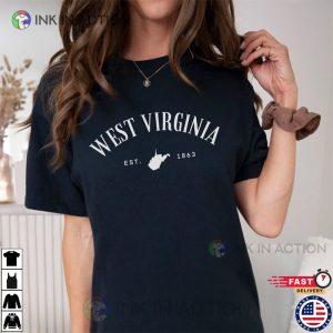 West Virginia Vintage Shirt 5 Ink In Action