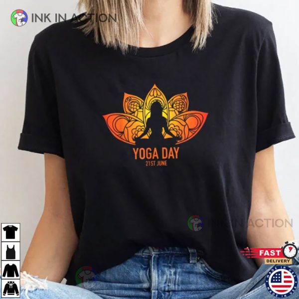 Yoga Day 21st June, Yoga Lover T-Shirt