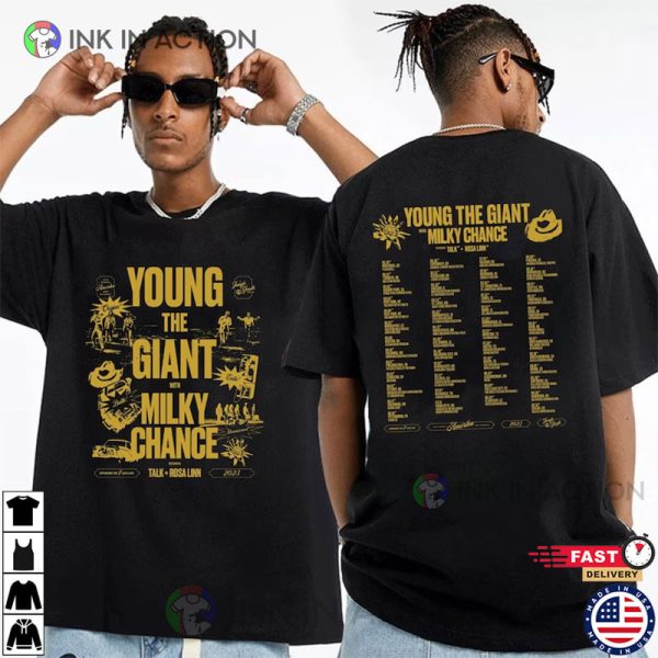 Young the Giant & Milky Chance 2023 Tour Shirt, Young The Giant Tour