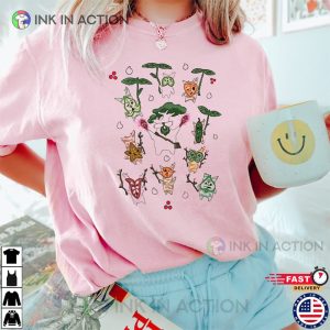 Zelda Korok korok seeds Plant Lover T Shirt 2 Ink In Action