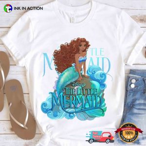 Ariel Black Disney The Little Mermaid Live Action 2023 Shirt