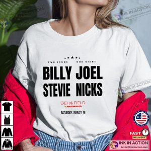 billy joel and stevie nicks tour 2023 billy joel stevie nicks kansas city Trending Shirt 5 Ink In Action