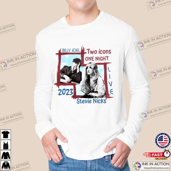 Billy Joel Stevie Nicks Tour 2023 Shirt