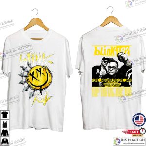 Blink 182 Tour 2023 Arrow Smiley 2 Sides Shirt
