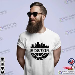 boston basketball Citiscape Classic Shirt 0 Ink In Action