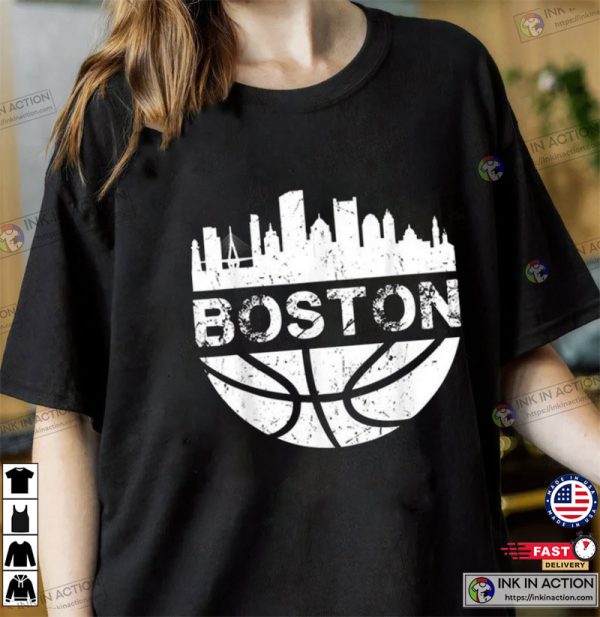 Boston Basketball Citiscape Classic Shirt