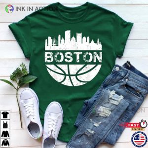 boston basketball Citiscape Classic Shirt 5 Ink In Action