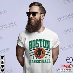 boston celtics basketball 1946 T Shirt 3 Ink In Action