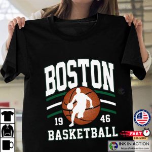 boston celtics basketball 1946 T Shirt 4 Ink In Action