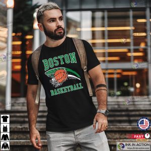 boston celtics basketball Graphic Shirt 2 Ink In Action