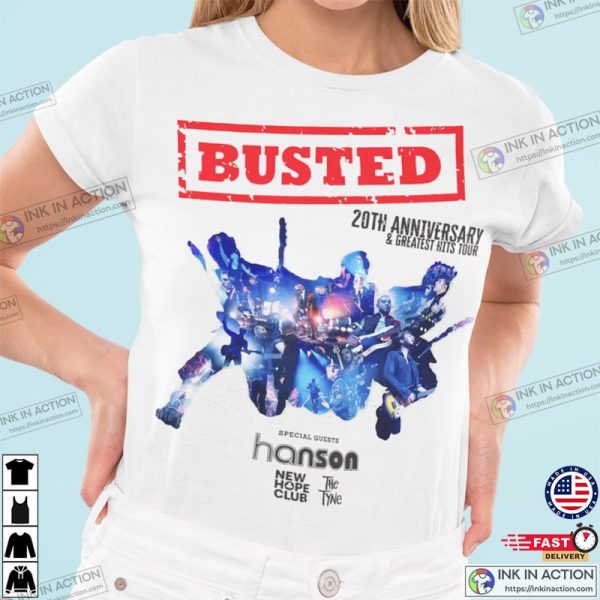 Busted Band 2023 Tour, Busted Reunion Tour 2023 Shirt