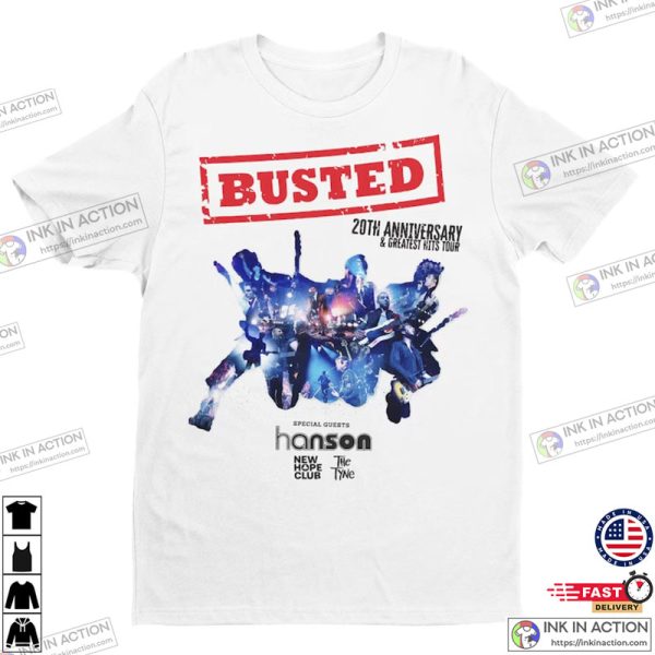 Busted Band 2023 Tour, Busted Reunion Tour 2023 Shirt