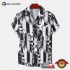 Coconut Palm Tree Black And White Hawaiian T-shirts