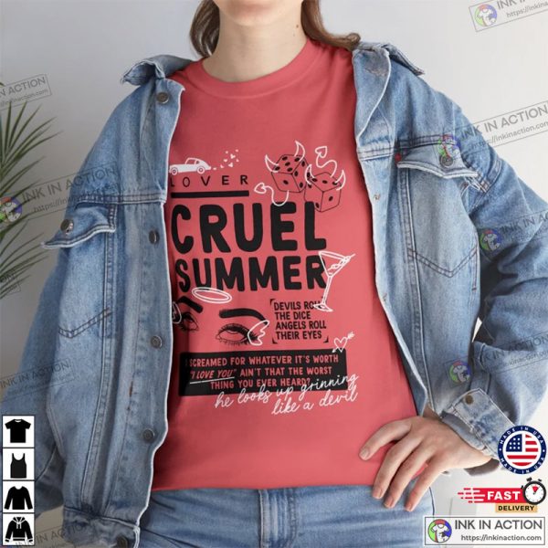 Cruel Summer Taylor Swift Lover Taylor Swift Graphic T-shirt