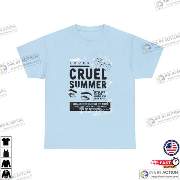 Cruel Summer Taylor Swift Lover Taylor Swift Graphic T-shirt