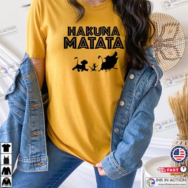 Disney Lion King, Hakuna Matata Shirt, Family Matching Shirts