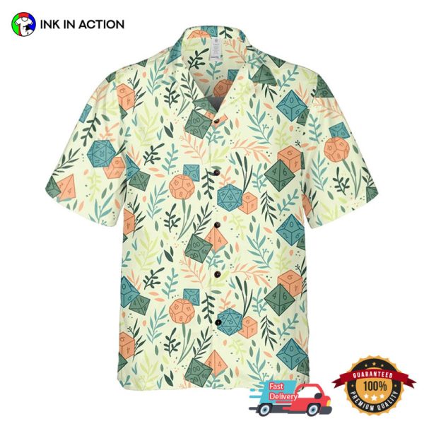 Dungeon And Dragons Dice Tropical Shirt