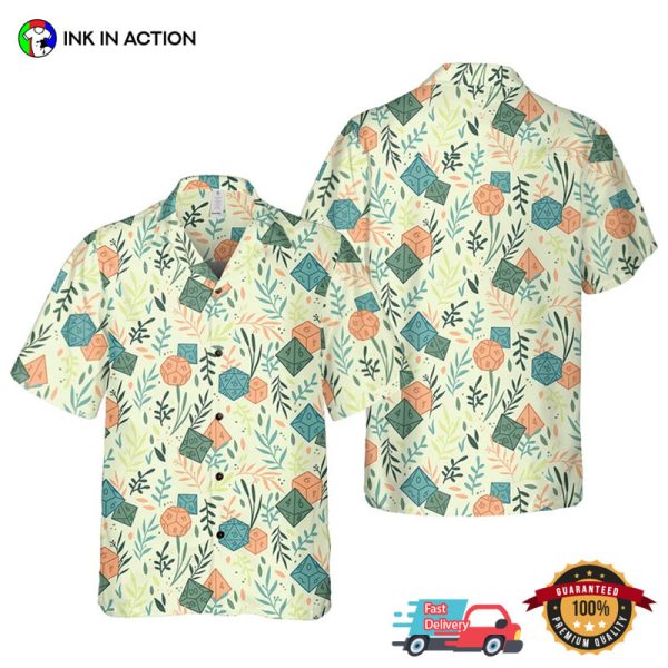 Dungeon And Dragons Dice Tropical Shirt